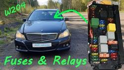 Where Is The Heater Fuse Located On A Mercedes W204
