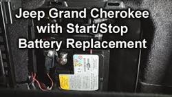 Where is the jeep grand cherokee battery located