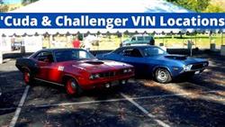 Where Is Vin On Dodge Challenger
