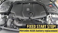 Battery Replacement Mercedes W205
