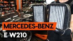 Cabin Air Filter Replacement Mercedes 210
