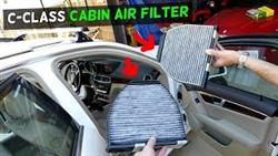 Cabin Filter Replacement Mercedes W204
