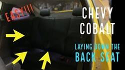 Chevrolet Cobalt How To Fold Rear Seats
