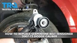 Dodge Caliber How To Remove Tensioner Pulley
