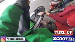 Honda Scooter Fell With What Gasoline To Fill
