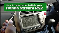 Honda Stream How To Change Car Radio
