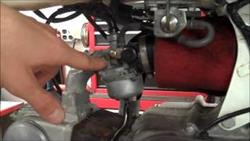 How to adjust the carburetor on a honda 190 walk-behind tractor