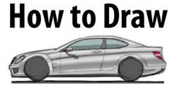 How To Draw Fast Mercedes C 63 Amg
