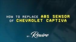 How To Find A Defective ABS Sensor Chevrolet Captiva
