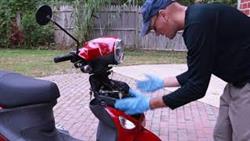 How to fix steering wheel on honda moped