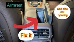 How To Open Armrest On Mercedes Gle 300D
