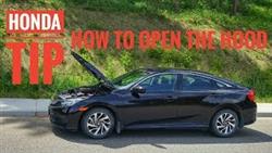 How To Open The Bonnet On A Honda Partner
