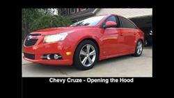 How to open the hood of Chevrolet Cruze 2012