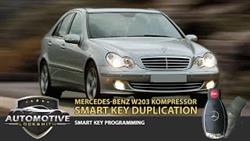 How To Register The Key Mercedes W203

