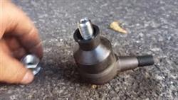How To Remove Ball Joint On Mercedes 210
