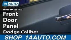 How To Remove Dodge Caliber Interior Trim
