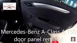 How To Remove Rear Door Card Mercedes A170
