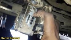 How To Remove Starter Motor For Honda Stepwagon V20V
