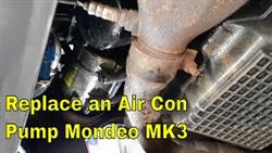 How To Remove The Air Conditioner Compressor Ford Mondeo 3
