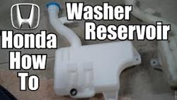 How To Remove Washer Reservoir Honda Partner Ey7
