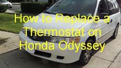 How To Replace Thermostat Honda Odyssey

