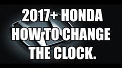 How To Set Time On Honda Lucky 2017
