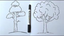 Как Нарисовать Дерево Нива
