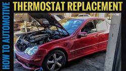 Mercedes 203 Engine 271 How To Replace The Thermostat
