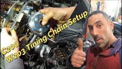Mercedes 211 2.5 Gasoline Timing Belt Replacement
