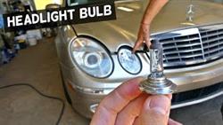 Mercedes 211 High Beam Lamp Holder Replacement
