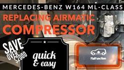 Mercedes Gl 164 Air Suspension Compressor Replacement
