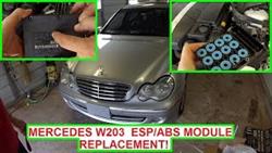 Mercedes w203 abs block brush replacement