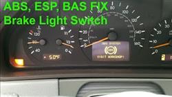 Mercedes W220 Brake Pedal Switch Replacement
