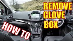Remove the glove box ford kuga 2 restyling