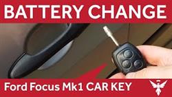 Replacement batteries in Ford Focus key 1