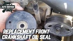 Replacement Of The Front Oil Seal Of The Crankshaft Mercedes W202
