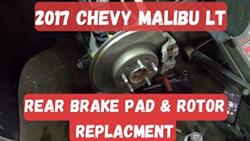 Replacing Rear Brake Pads On Chevrolet Malibu
