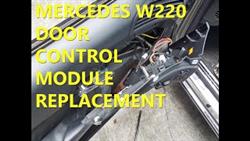 Where Is The Drivers Door Connector To Mercedes W220
