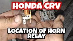Where Is The Honda Orchia Horn Relay Located

